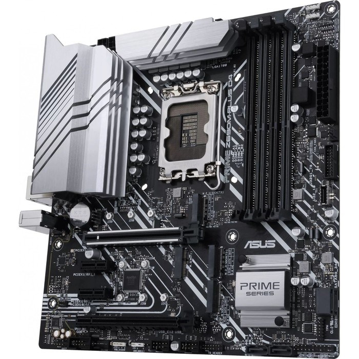 Материнская плата Asus PRIME Z690M-PLUS D4, LGA1700, Z690, 4хDDR4, VGA, HDMI, DVI, DP, mATX   967310 - фото 51386590