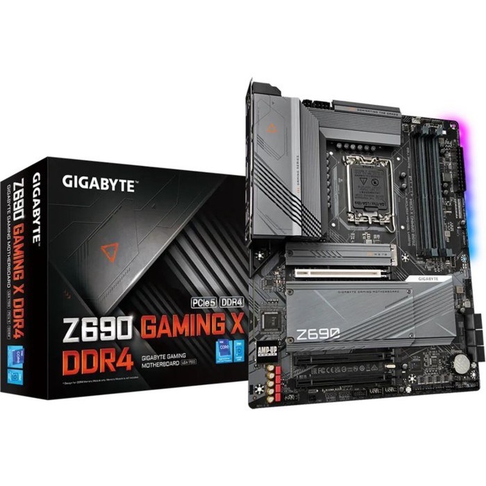 Материнская плата Gigabyte Z690 GAMING X, LGA1700, Z690, 4хDDR4, HDMI, DP, ATX - фото 51386609