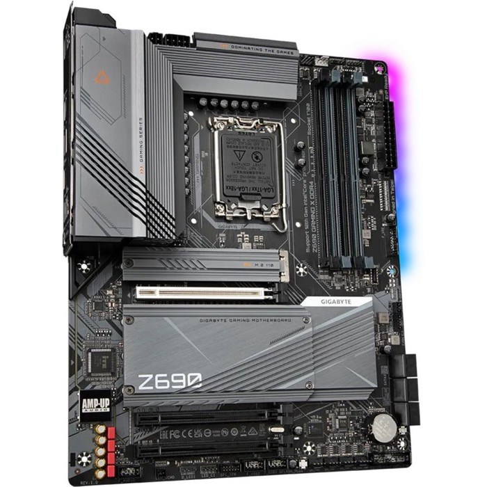 Материнская плата Gigabyte Z690 GAMING X, LGA1700, Z690, 4хDDR4, HDMI, DP, ATX - фото 51386610