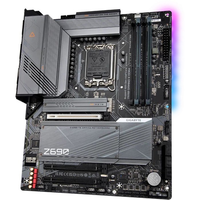 Материнская плата Gigabyte Z690 GAMING X, LGA1700, Z690, 4хDDR4, HDMI, DP, ATX - фото 51386611