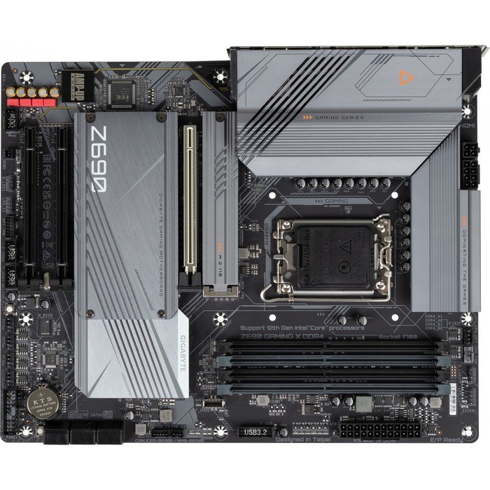 Материнская плата Gigabyte Z690 GAMING X, LGA1700, Z690, 4хDDR4, HDMI, DP, ATX - фото 51386614