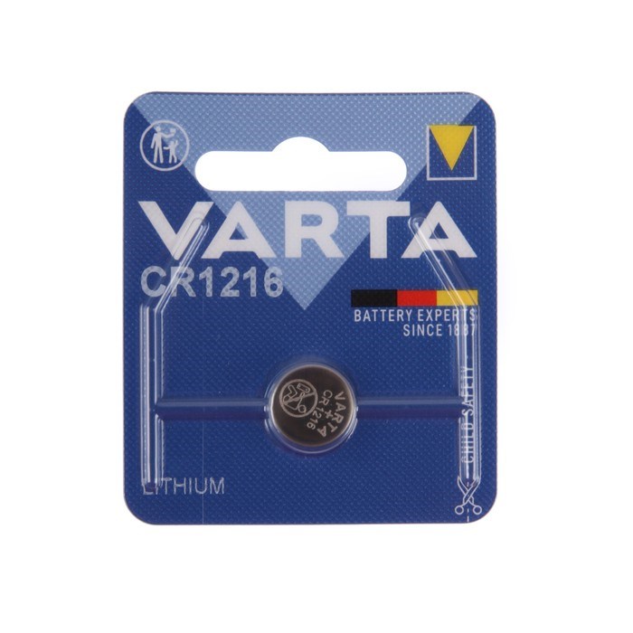 Батарейка литиевая Varta ELECTRONICS CR 1216 - фото 51386924