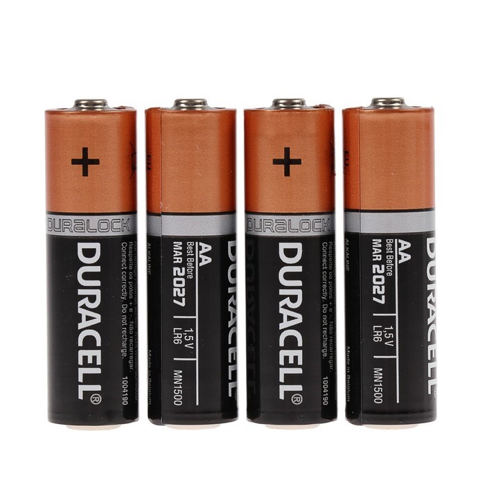 Батарейка алкалиновая Duracell Basic, AA, LR6-6BL, 1.5В, блистер, 6 шт. - фото 51387088