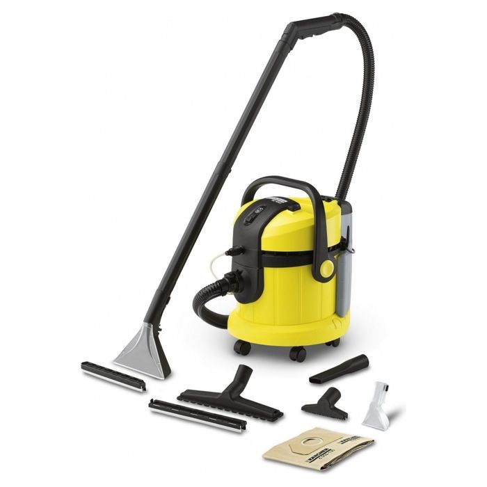 Пылесос Karcher SE4002, моющий, 1400 Вт, 4 л, съёмный бак для чистой воды, жёлтый/чёрный - фото 51387439