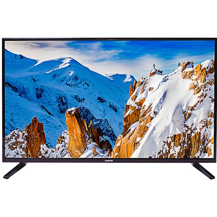 Телевизор Harper 43F660T, 43", 1920x1080, DVB-T2, 3xHDMI, 1xUSB, черный - фото 51387621