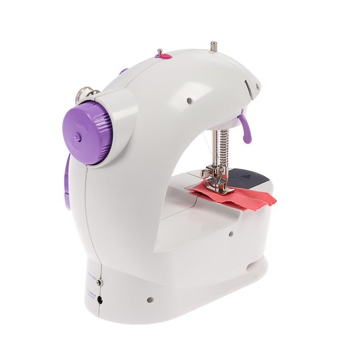 Швейная машинка Luazon LSH-03, 6 Вт, полуавтомат, 2 скорости, 4xАА или 220 В, белая - фото 51388420