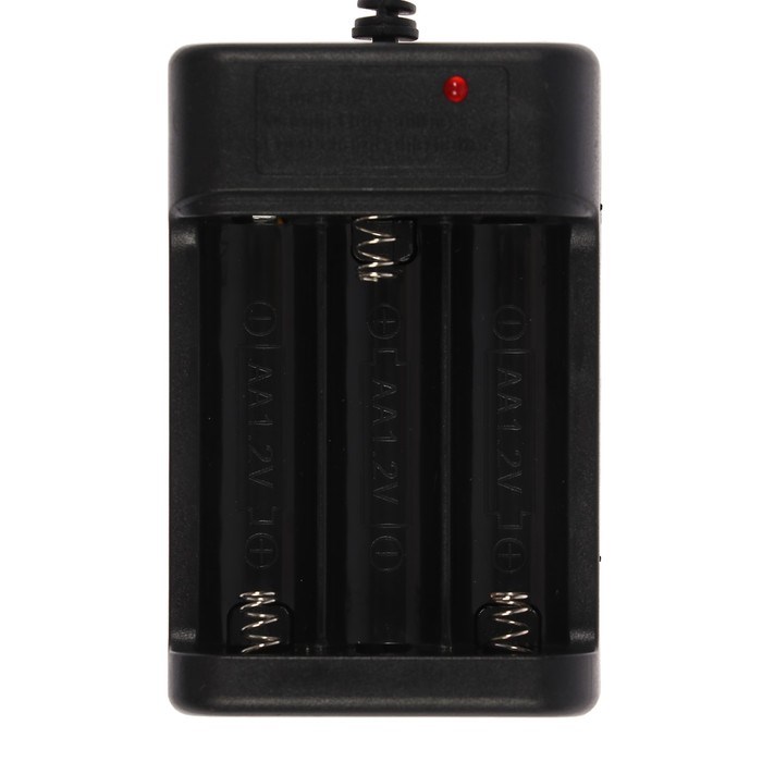 Зарядное устройство для трех аккумуляторов АА UC-25, USB, ток заряда 250 мА, чёрное - фото 51388523
