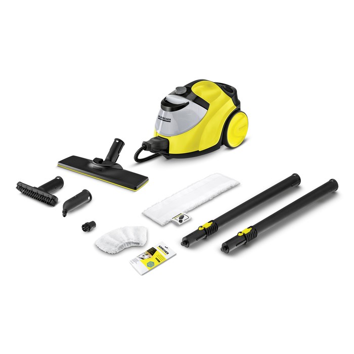 Пароочиститель Karcher SC 5 EasyFix, 2200 Вт, 150 м2, нагрев 3 мин, 0.5/1.5 л, съёмный бак - фото 51388714