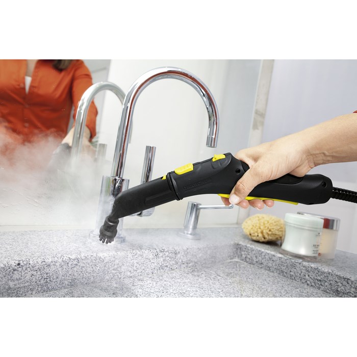 Пароочиститель Karcher SC 5 EasyFix, 2200 Вт, 150 м2, нагрев 3 мин, 0.5/1.5 л, съёмный бак - фото 51388715