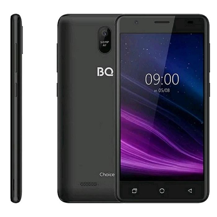 Смартфон BQ S-5016G Choice, 5", IPS, 16Гб, 2Гб, 5 Мп, 2000 мАч, чёрный графит - фото 51389424