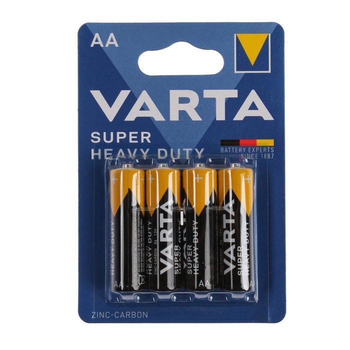 Батарейка солевая Varta SuperLife, AA, R6-4BL, 1.5В, блистер, 4 шт. - фото 51389482