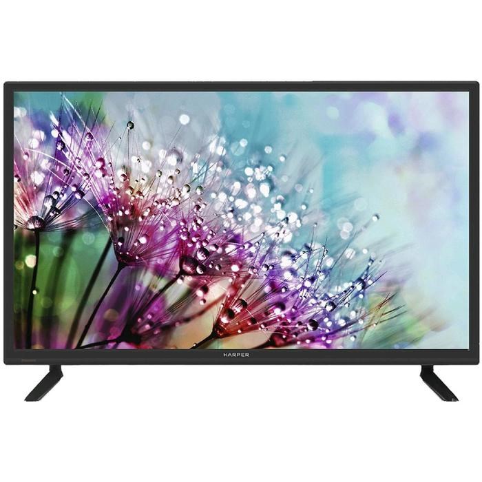 Телевизор Harper 24R490T, 24", 720p, DVB-T/T2/C/S2, 1xHDMI, 2xUSB, чёрный - фото 51390136