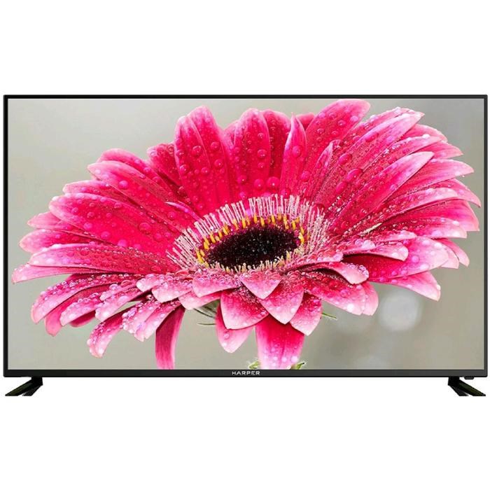 Телевизор Harper 58U750TS, 58", 2160p, DVB-T2/C/S2, 3xHDMI, 2xUSB, Smart TV, чёрный - фото 51390139