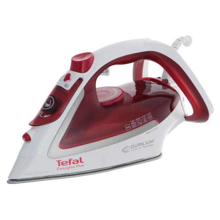 Утюг Tefal FV5715E0, 2400 Вт, металлокерамическая подошва, 270 мл, голубой/белый - фото 51390334