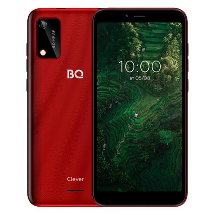 Смартфон BQ-5745L Clever, 5.7", IPS, 1Гб, 32Гб, 5 Мп, 2700 мАч, красный - фото 51390578