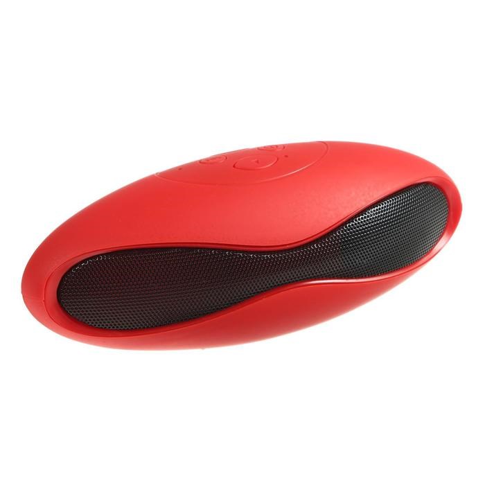 Портативная колонка LuazON Hi-Tech15, Bluetooth, 3 Вт, USB, microSD, красная - фото 51390708