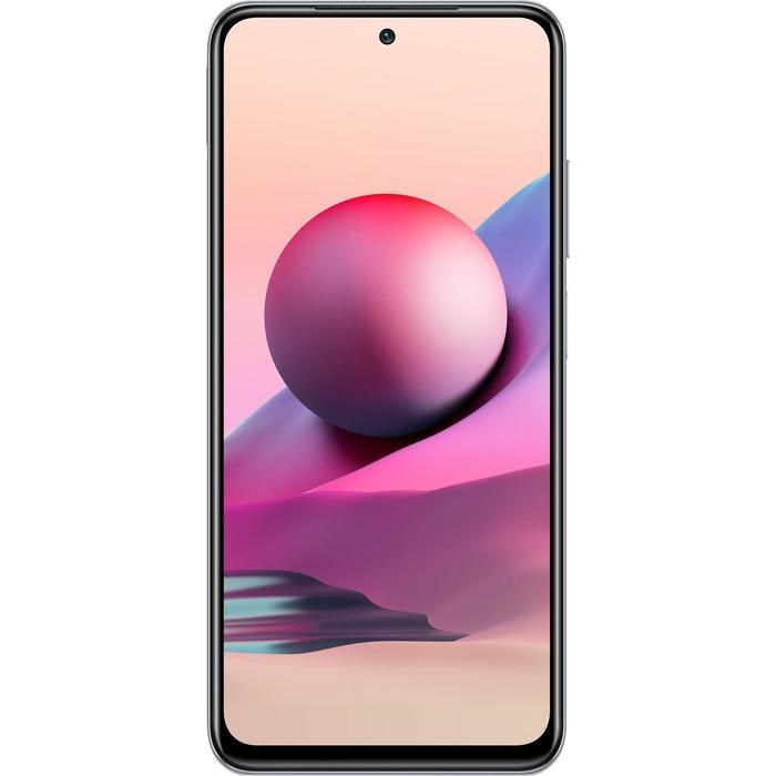 Смартфон Xiaomi Redmi Note 10S RU, 6.43", Amoled, 6Гб, 128Гб, 64Мп, 5000мАч, NFC, белый - фото 51390784