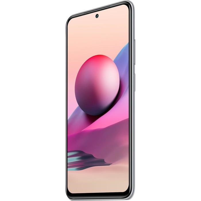 Смартфон Xiaomi Redmi Note 10S RU, 6.43", Amoled, 6Гб, 128Гб, 64Мп, 5000мАч, NFC, белый - фото 51390786