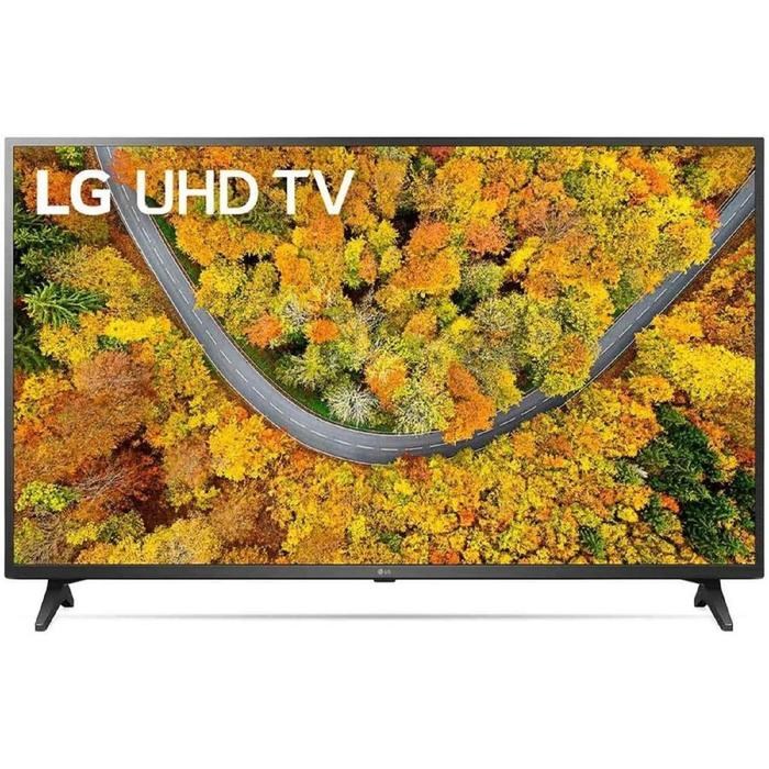 Телевизор LG 43UP75006LF,  43", 3840x2160, DVB-T2/C/S2, 2xHDMI, 1xUSB, SmartTV, чёрный - фото 51390811