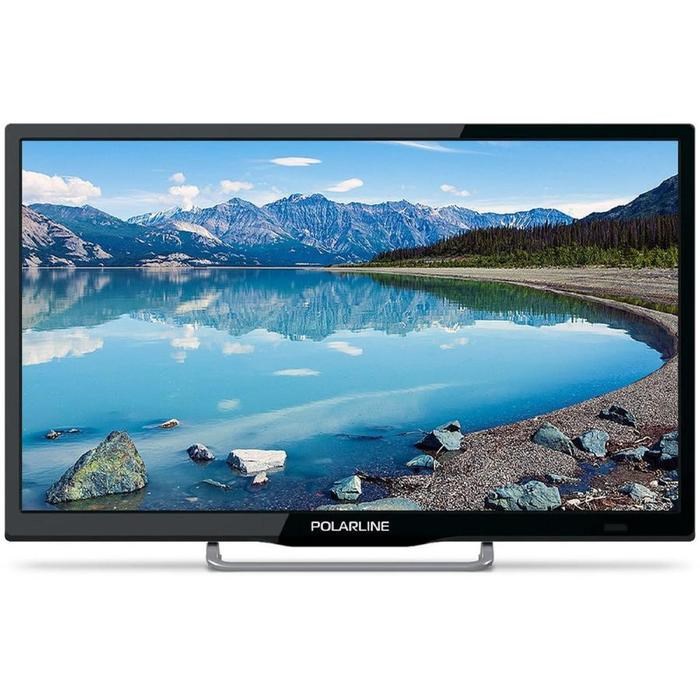 Телевизор PolarLine 24PL51TC-SM, 24", 1366х768, DVB-T2/C, 2xHDMI, 1xUSB, SmartTV, чёрный - фото 51390822