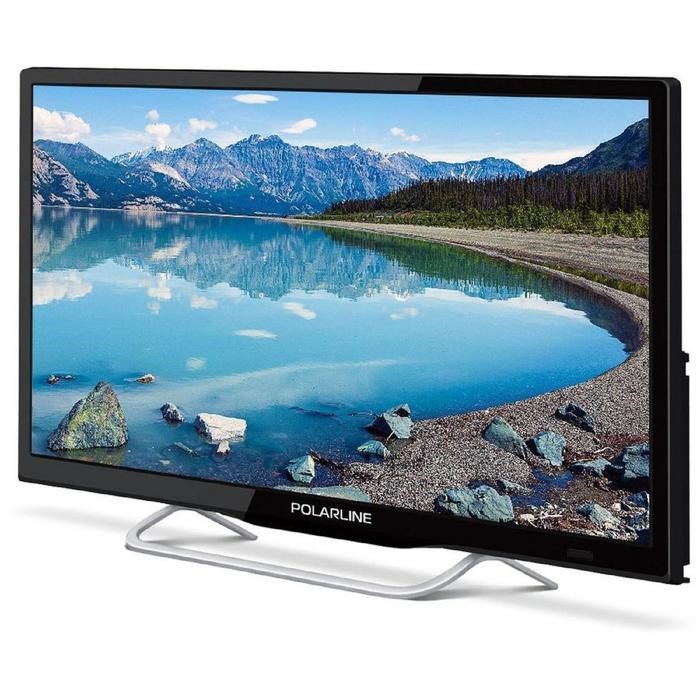 Телевизор PolarLine 24PL51TC-SM, 24", 1366х768, DVB-T2/C, 2xHDMI, 1xUSB, SmartTV, чёрный - фото 51390823