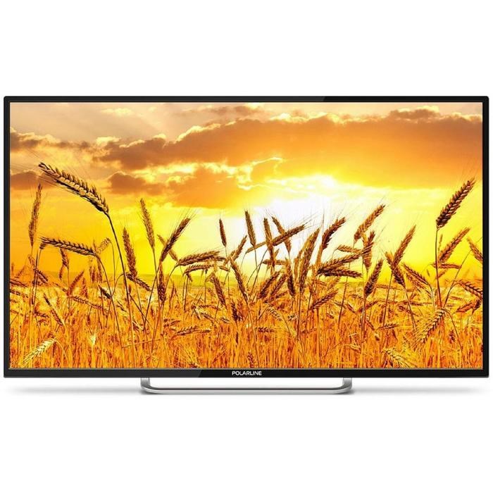 Телевизор PolarLine 40PL11TC-SM, 40", 1920х1080, DVB-T2/C, 3xHDMI, 2xUSB, SmartTV, чёрный - фото 51390842