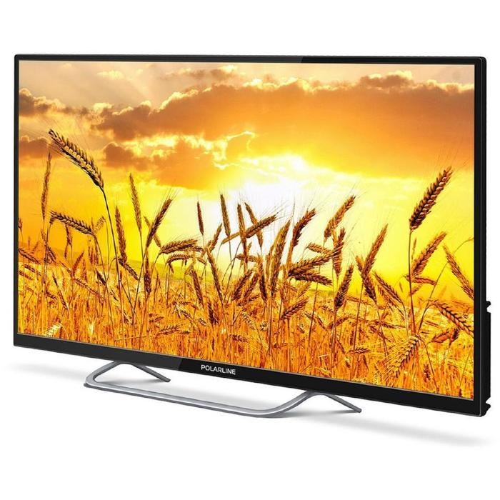 Телевизор PolarLine 40PL11TC-SM, 40", 1920х1080, DVB-T2/C, 3xHDMI, 2xUSB, SmartTV, чёрный - фото 51390843