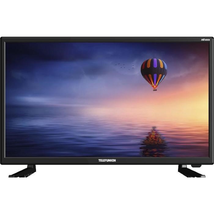 Телевизор Telefunken TF-LED24S19T2, 23,6", 1366х768, DVB-T2, 1xHDMI, 1xUSB, чёрный - фото 51390850