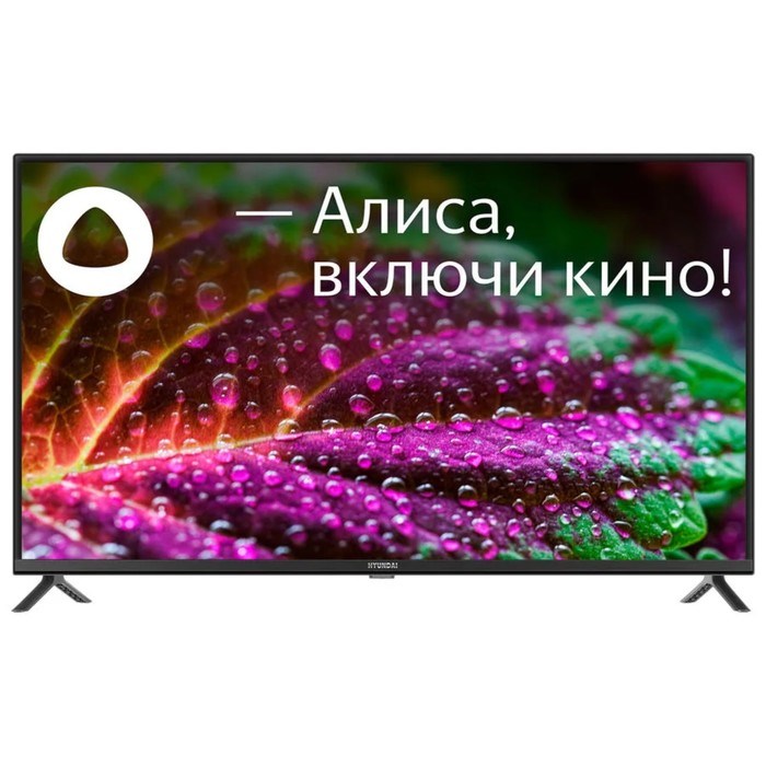 Телевизор Hyundai H-LED40FS5003, 40", 1920x1080, DVB-T2/C/S2, HDMI 3, USB 2, чёрный - фото 51391009