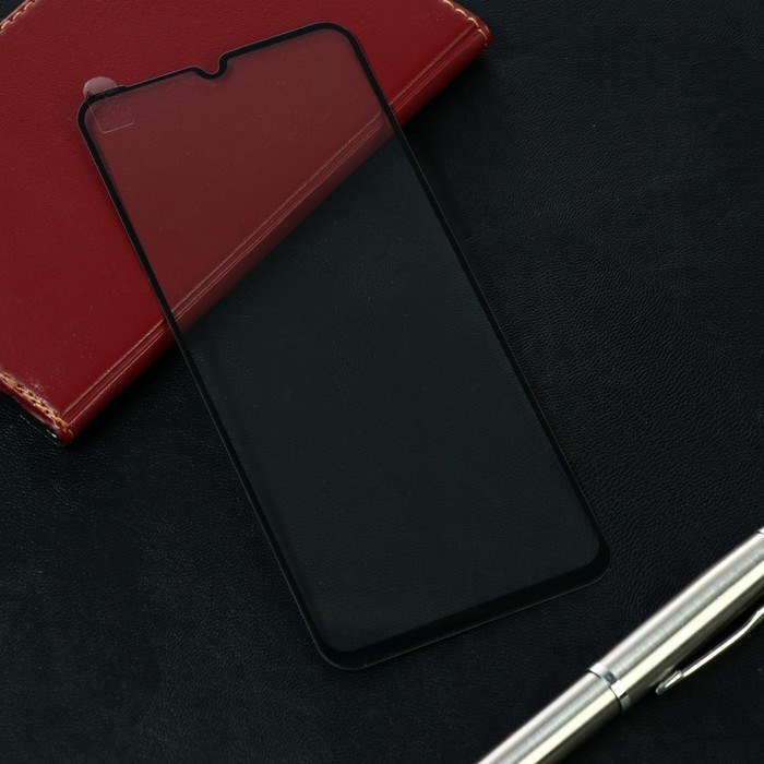 Защитное стекло Red Line для Xiaomi Redmi 9A, Full Screen, полный клей, черное - фото 51391156