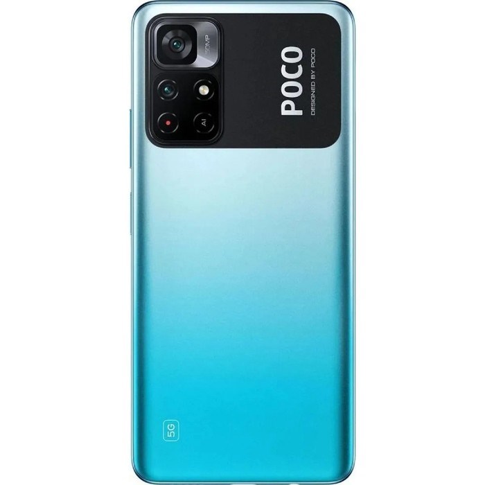 Смартфон Xiaomi POCO M4 Pro 5G NFC RU, 6.6'', IPS, 6Гб, 128Гб, 50 Мп, 16Мп, 5000 мАч, синий - фото 51391187