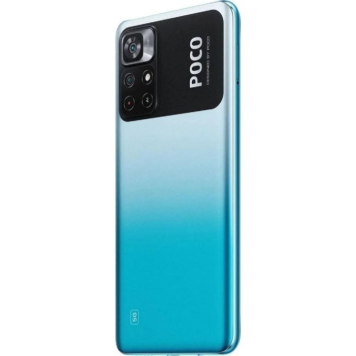Смартфон Xiaomi POCO M4 Pro 5G NFC RU, 6.6'', IPS, 6Гб, 128Гб, 50 Мп, 16Мп, 5000 мАч, синий - фото 51391191