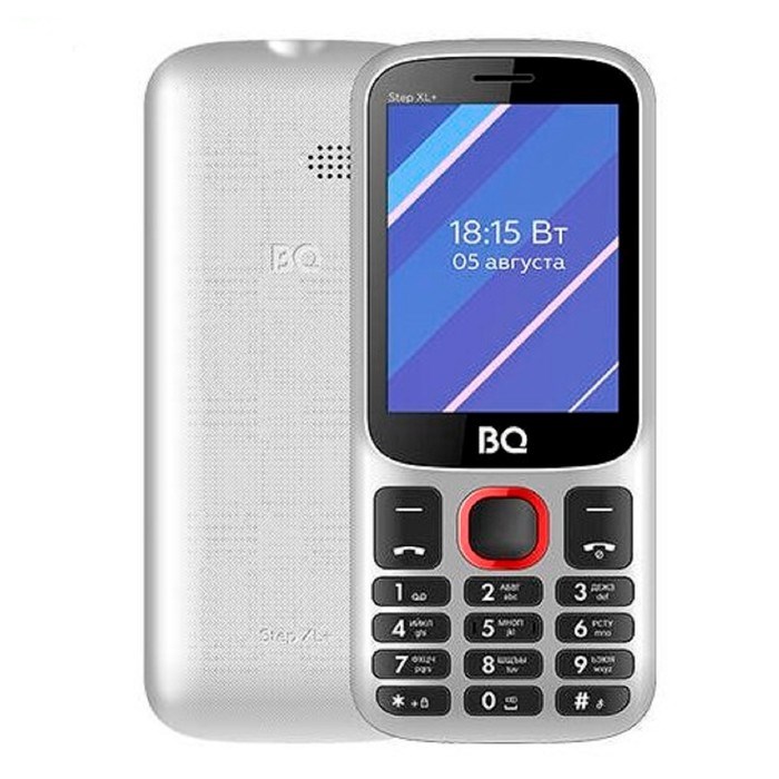Сотовый телефон BQ M-2820 Step XL+, 2.8", 2 sim, 32Мб, microSD, 1000 мАч, бело-красный - фото 51391435