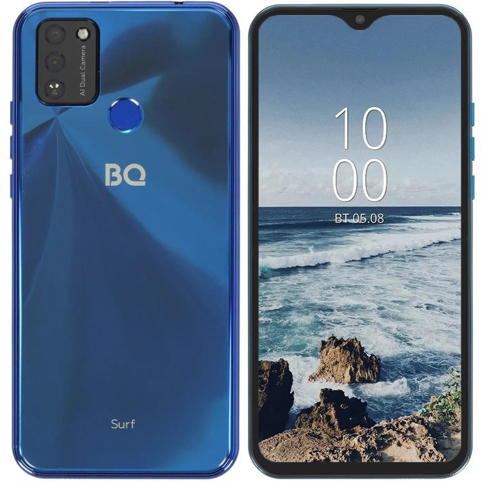 Смартфон BQ 6631G Surf, 6.53", IPS, 2 sim, 2Гб, 16Гб, 8 Мп, microSD, 3000 мАч, синий - фото 51391446