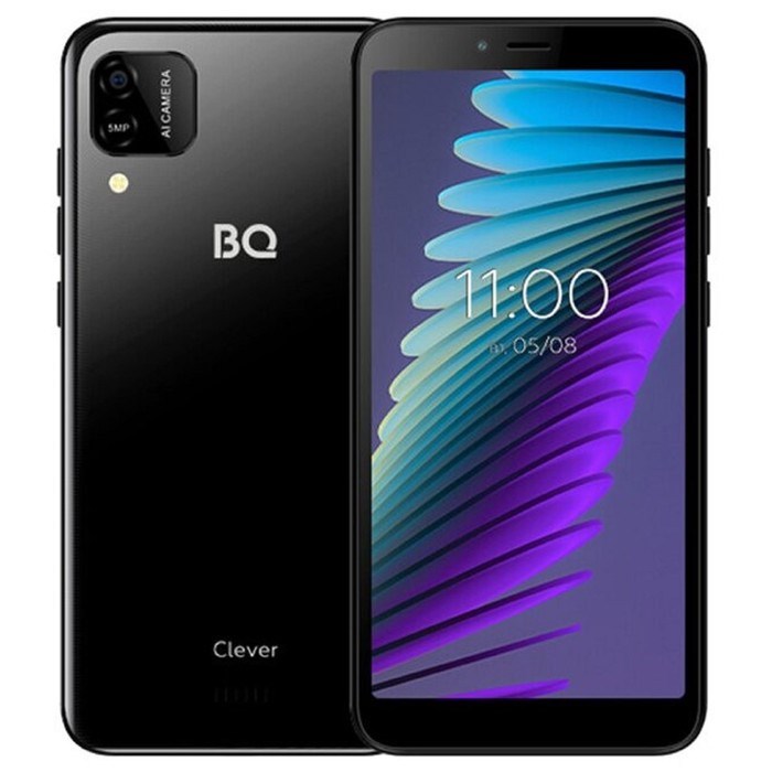 Смартфон BQ 5765L Clever, 5.7", IPS, 2 sim, 3Гб, 16Гб, 5 Мп, microSD, 2700 мАч, черный - фото 51391451