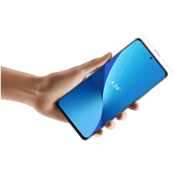 Смартфон Xiaomi 12X RU, 6.28", Amoled, 8 Гб, 256 Гб, 50 Мп, 32 Мп, 4500 мАч, NFC, серый - фото 51391753