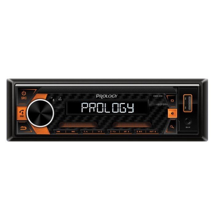 Автомагнитола PROLOGY CMX-230, 1DIN, USB/ FM/ BT, приложение OS Android/ iOS, RCA 4х55 Вт - фото 51391850