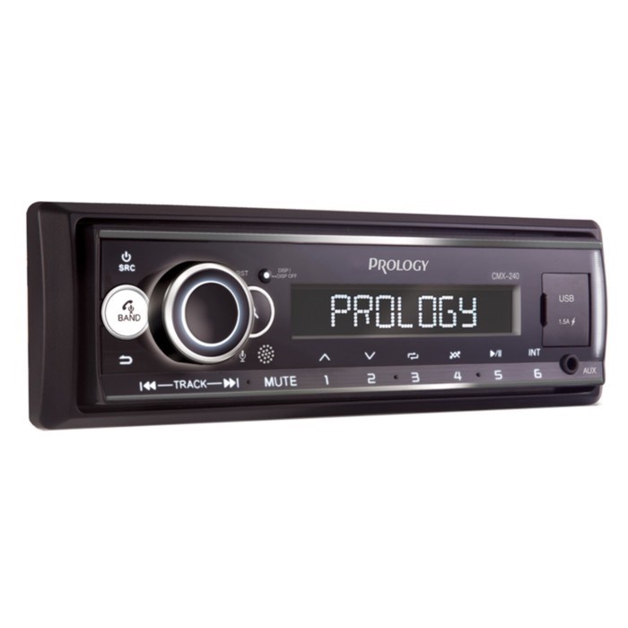 Автомагнитола PROLOGY CMX-240, 1DIN, USB/ FM/ BT, приложение OS Android/ iOS, RCA 4х55 Вт - фото 51391853