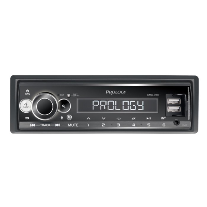 Автомагнитола PROLOGY CMX-240, 1DIN, USB/ FM/ BT, приложение OS Android/ iOS, RCA 4х55 Вт - фото 51391854