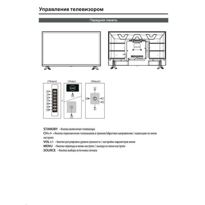 Телевизор Econ LED EX-40FS009B, 40", 1920x1080, DVB-C/T/T2, HDMI, USB, Smart TV, чёрный - фото 51392561