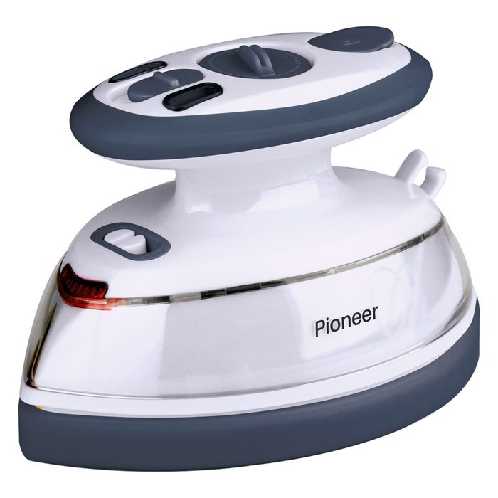 Утюг дорожный Pioneer SI1005, 20 г/мин, 40 мл, цвет синий-белый - фото 51392579