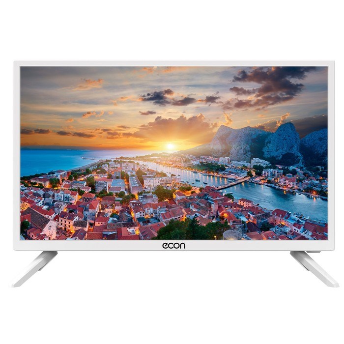 Телевизор Econ LED EX-24HS001W, 24", HDMI, USB, Smart TV, 1366x768 см, цвет белый - фото 51392606