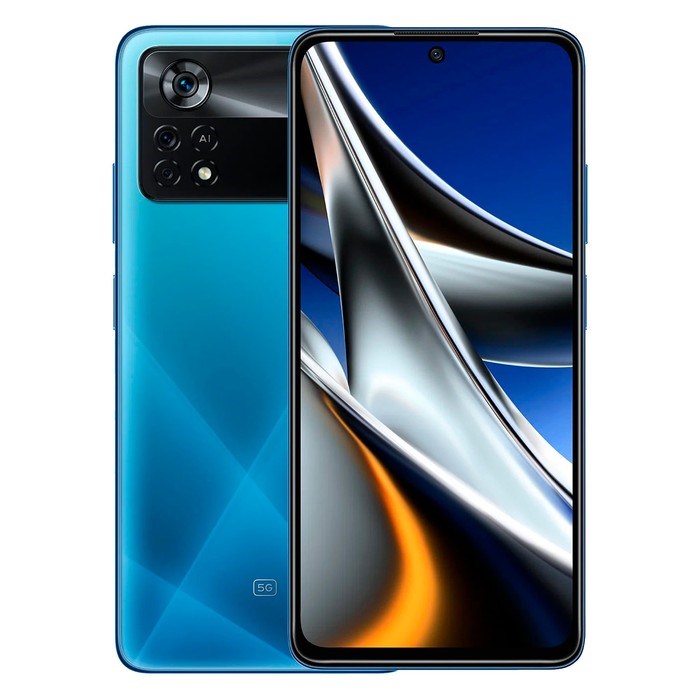 Смартфон Xiaomi POCO X4 Pro 5G NFC RU, 6.67'', Amoled, 6Гб, 128Гб, 108Мп, 5000 мАч, синий - фото 51392896 Смартфон Xiaomi POCO X4 Pro 5G NFC RU, 6.67'', Amoled, 6Гб, 128Гб, 108Мп, 5000 мАч, синий - фото 51392896