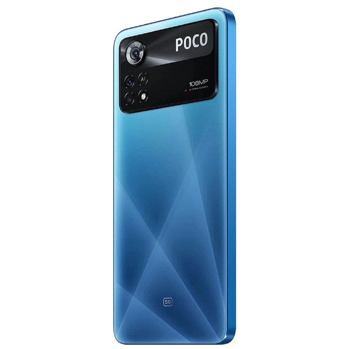 Смартфон Xiaomi POCO X4 Pro 5G NFC RU, 6.67'', Amoled, 8Гб, 256Гб, 108Мп, 5000 мАч, синий - фото 51392913