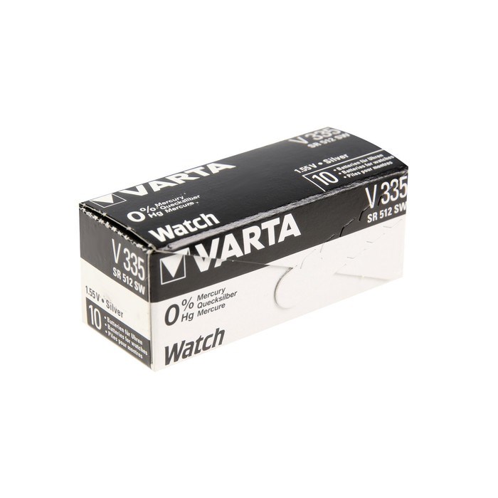 Батарейка Varta Silver Oxide, 335 (SR512SW) - 1BL, 1.55 В, блистер, 1 шт. - фото 51393107