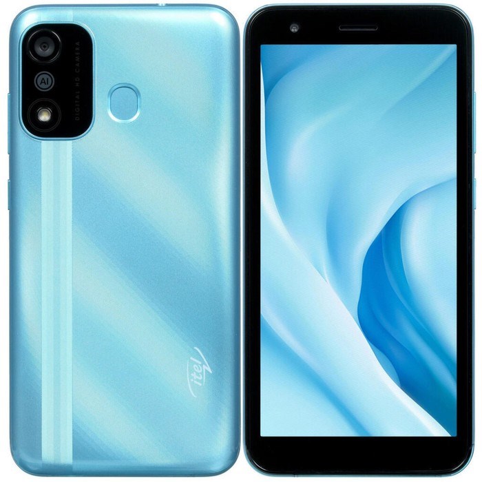 Смартфон Itel A27 (A551L), 5.45", IPS, 2 Гб, 32 Гб, 2Sim, 5 Мп, GPS, 4000 мАч, голубой - фото 51393250