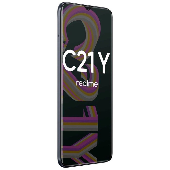 Смартфон Realme C21Y, 6.5", LCD, 2 sim, 3 Гб, 32 Гб, 13 Мп, 5 Мп, 5000 мАч, NFC, черный - фото 51393322