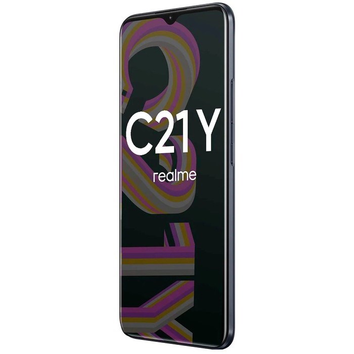 Смартфон Realme C21Y, 6.5", LCD, 2 sim, 3 Гб, 32 Гб, 13 Мп, 5 Мп, 5000 мАч, NFC, черный - фото 51393323