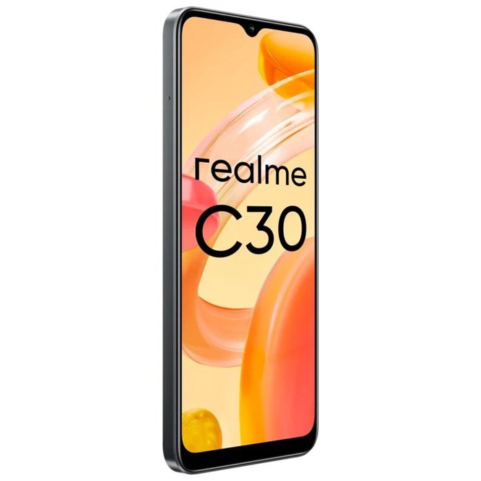 Смартфон Realme C30, 6.5", LCD, 2 sim, 4 Гб, 64 Гб, 8 Мп, 5 Мп, microSD, 5000 мАч, черный - фото 51393369