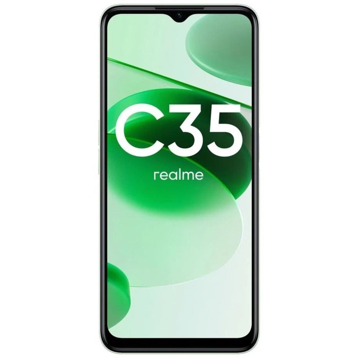 Смартфон Realme C35, 6.6", LCD, 2 sim, 4 Гб, 128 Гб, 50 Мп, 8 Мп, 5000 мАч, NFC, зеленый - фото 51393408